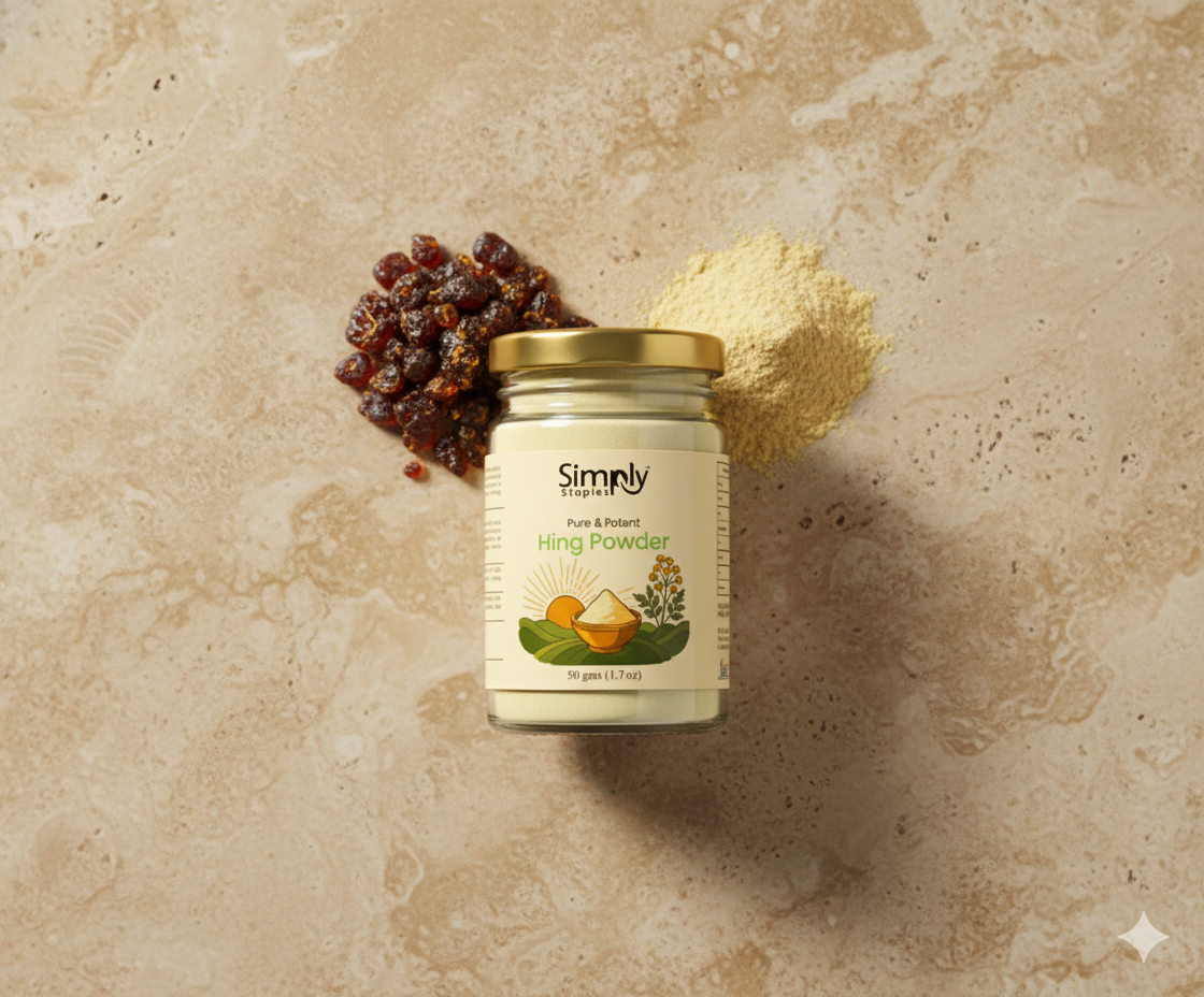 Simply Staples Pure Hing (Asafoetida) 50g - Premium Grade