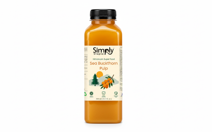 Simply Staples Sea Buckthorn Pulp 300 ml - Rich in Vitamin C, Omega 3,6,7 and 9 and Antioxidants)