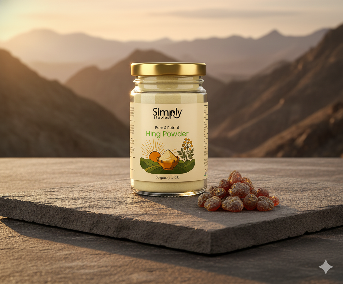 Simply Staples Pure Hing (Asafoetida) 50g - Premium Grade