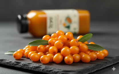 Simply Staples Sea Buckthorn Pulp 300 ml - Rich in Vitamin C, Omega 3,6,7 and 9 and Antioxidants)